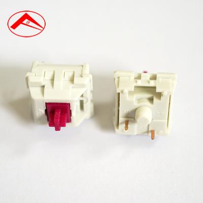 China The key assembly mechanical switch best keyboard material purple milky white kailh shaft 14MM diameter for sale