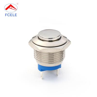 China 16mm Residential/General Purpose Metal Held Waterproof Push Button Switch for sale