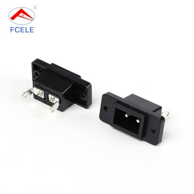 China Applicable temperature 40~+70′ „ ƒ PA66 Black Electric Current 10A Outlet Voltage 250V Power Socket for sale