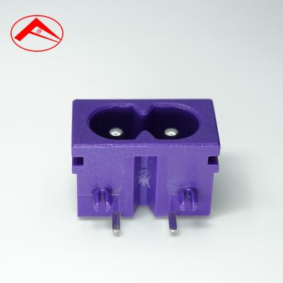 China Applicable temperature 40~+70′ „ ƒ 16A 250V AC Power Socket With Fuse And Switch PCB Mount AC Power Socket for sale