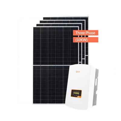 China 10kw solar system on grid solis 10kw on grid inverter inversor 3 phase for 10kw solar system on grid for sale