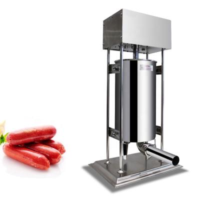 China 10/15L Vertical Sausage Filler Machine Sausage Stuffer Machine Sausage Making Semi-automatic Working Automatic Machine for sale