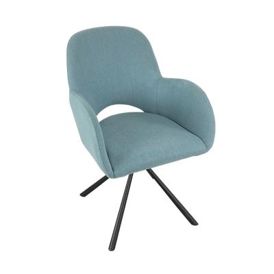 China Finished Soft High Density Modern Leisure Flannel Sponge Luxury Living Room Dining Chair Furniture for sale