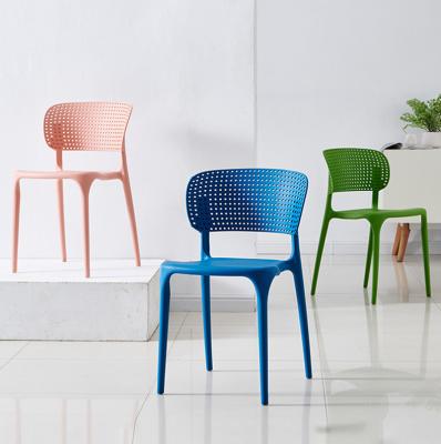 China Wholesale Cheap Colorful Waterproof Plastic Monoblock Restaurant Chairs Modern White PP Kitchen Chair Event Plastic Stackable Dining Chairs for sale