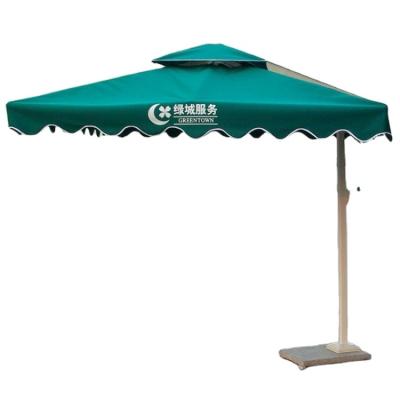 China One-sided Long Handle Side Umbrella Single-sided Umbrella Outdoor Community Yard Parasol Umbrella Outdoor Sun Umbrella for sale