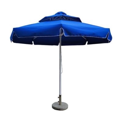 China Large Folding Umbrella Sun Table Chair Advertising Stall Umbrella Long Handle And Chair Yard Garden Table for sale