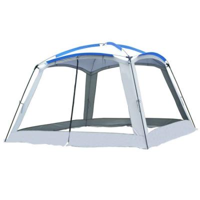 China Diagonal Tether Type Gear Outdoor Adventurers Fishing Camping Pergola Mosquito BBQ Tent Self Propelled Beach Fishing Canopy Tent for sale