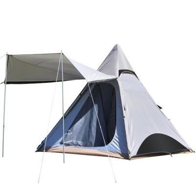 China Diagonal tying type tent with factory outlet full automatic pyramid aluminum alloy indian imperial for outdoor exquisite camping for sale