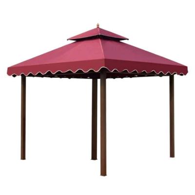 China Outdoor European Tent Garden Four Poster Landscape 3x3 Style Iron Gazebo Pavilion for sale