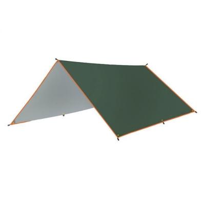 China Diagonal Tether Type Outdoor Camping Supplies Shade Cloth Rainproof Sunscreen Beach Paint Silver Canopy Pergola Stain Tent for sale