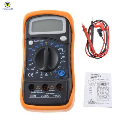 China Factory Flame Retardant Multimeters PC Overload Protection High Accuracy Digital Multimeter With LCD Display for sale