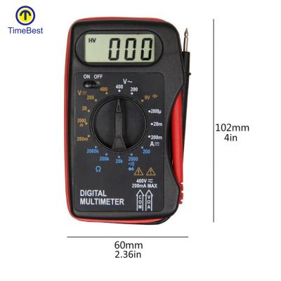 China PC Flame Retardant Multimeter Miniature Multimeter Battery Capacity Test for sale