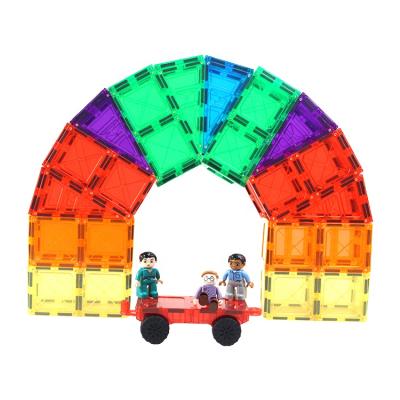 China Building Toy Designer Building Set Magnet Building Blocks Set Magnetic Tiles For Kids for sale