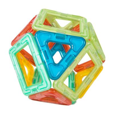 China Construction Toy 3D Building Model Tiles Magnets Light Up Magnetic Blocks For Kids for sale