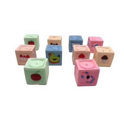 China Non-toxic soft plastic animal toys building blocks baby toys education building blocks building toy on hot sale for sale