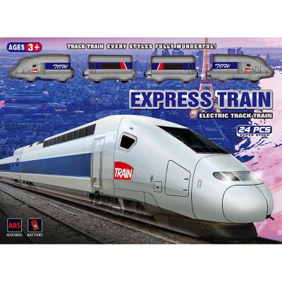 China Toy Wonderful Electric Slot Train Toy Railway Flexible Track Battery Magic Toy For Kid for sale