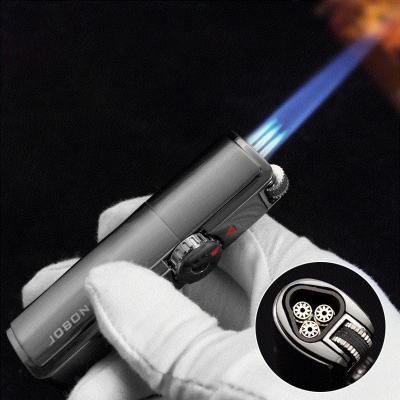 China Regular flame reaches1000-1300â „ ƒ Unique Design MLT24 3 Jet Torch Gas Refill Cigar Lighter Prefer For Cigar Lighter for sale