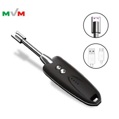 China MLT237 Rechargeable Candle Electric Arc USB Rechargeable Lighter with Magnet for BBQ Cooking Camping Candle for sale