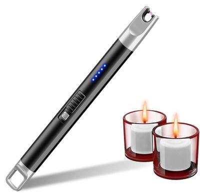 China HOT SALE MLT264 2021 Eclectic USB Electric Rechargeable Candle Windproof Lighter For Kitchen for sale