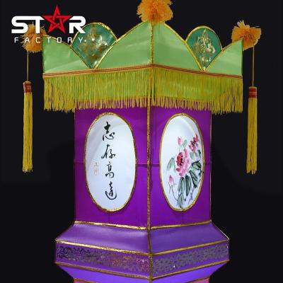 China Activity Decoration Amusement Park Theme Park Temple Holiday Artificial Chinese Lighting for Festival Celiberation for sale