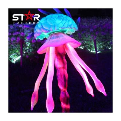 China Top Quality Good Price Resin New Product Popular Luminous Jellyfish Fun Kids Park Equipment for sale