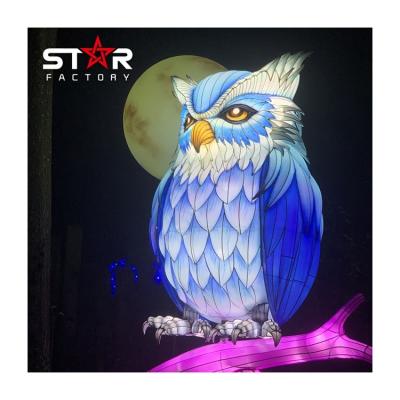 China Resin Factory Sale Popular Product Owl Abstract Iron Grass Animal Various Sculpts for sale