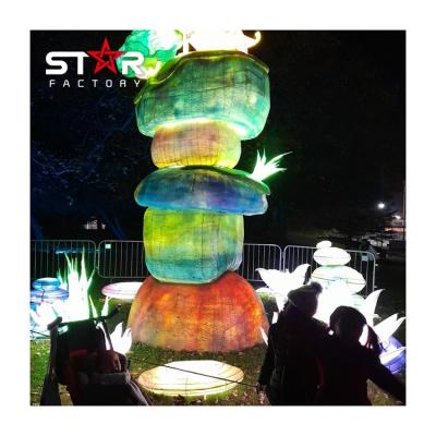 China Suitable new design popular product bright stone resin amusement playground park equipment for sale for sale