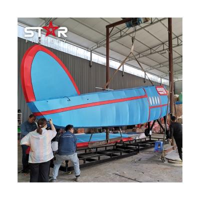 China Newest Popular Product Good Quality Resin Design Flat Amusement Park Rides Outdoor Play Park Equipment for sale