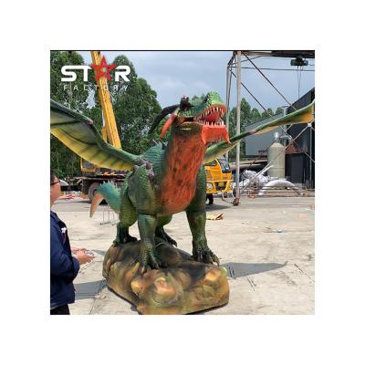 China Wholesale Performance Factory Fun Interactive Animated Artificial Firedragon Model for sale