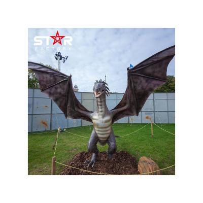 China Professional manufacturer Realistic Big Dragon Guard Model Mechanical Dinosaur of attraction and promotion for sale