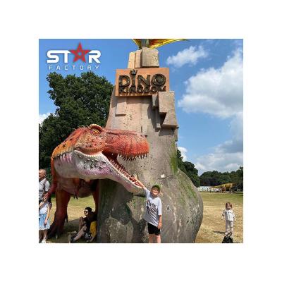 China New Hot Wholesale Dino Gate Model of Theme Park Items Amusement Park Equipment for sale