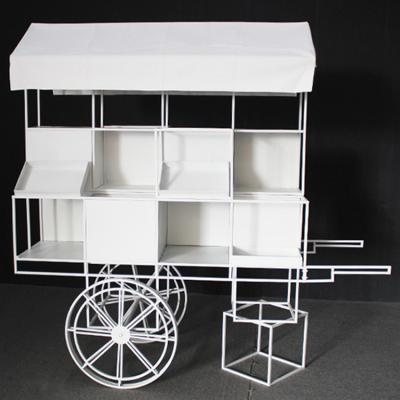 China 2021 hot sale wedding candy cart mental iron flower cart for wedding decoration for sale