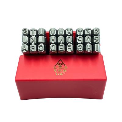 China (6150) CRV Factory Supply 27pcs Standard 6mm Letter Punches Direct Set for sale