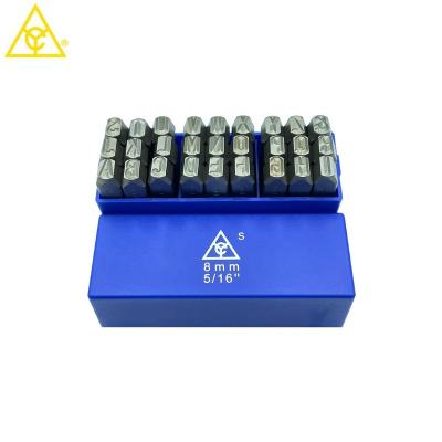 China CRV (6150) Professional Production Steel German Letter Punch Set 8 (S) Millimeter Leather Craft Tools for sale