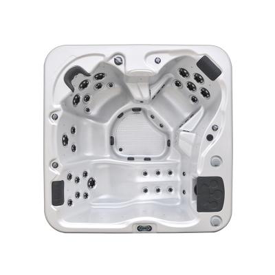 China Free Hot Sale 4 People Acrylic Portable Outdoor Hot Tub for sale