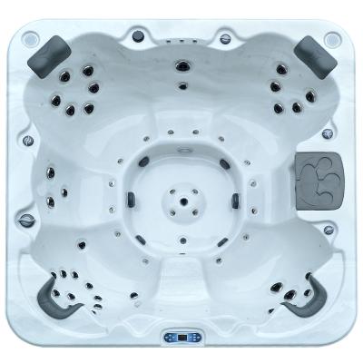 China 6 Person Acrylic Freestanding Massage Whirlpool Outdoor Hot Tub for sale