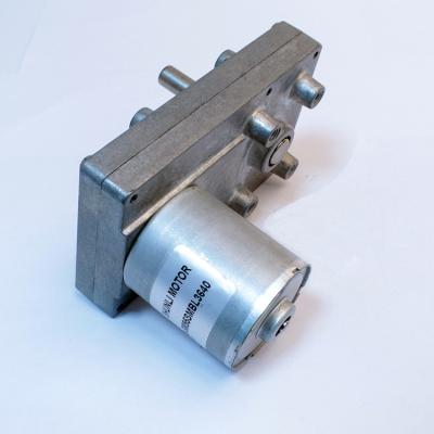 China Totally Enclosed Square Gearbox 100mm With 555 DC 12v 24v Encoder Gear Motor for sale