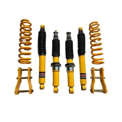 China Steel Navara Np300 4x4 Offroad Height Adjusting Twin Tube Foam Cell Shock Absorber for sale