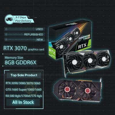 China Hot Selling Graphics Cards Wholesale RTX 3070 3080 3090 Gaming With 8GB GDDR6X Video Memory 384 Bit Laptop Stock for sale