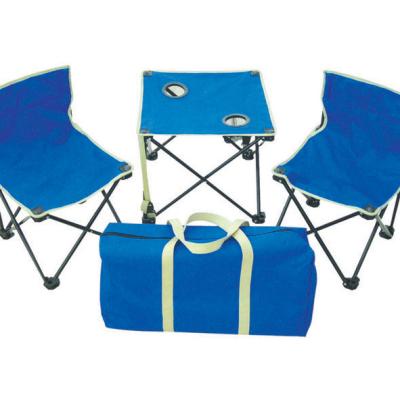 China Easy Carry Folding Camping Chair and Portable Table Outdoor Light Weight for Camping, Beach, BBQ, Picnic for sale