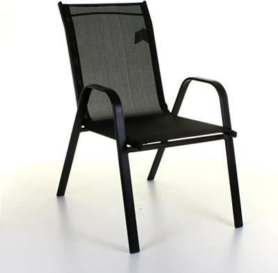 China Convertible Patio Garden Sling Stacking Outdoor Dining Chair for sale