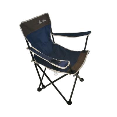 China High Quality Outdoor Portable Camping Beach Sling Folding Easy-Carry Reclining Chair With Cup Holder for sale