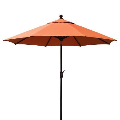 China Durable Millde Pole Sunshade Outdoor Garden Patio Beach Aluminum Tilt Umbrella for sale