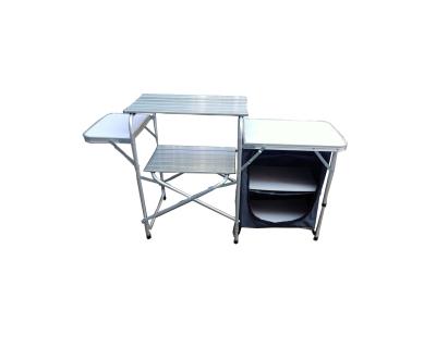 China Lightweight portable folding easy-to-carry cook multifunctional table camping picnic buffet for sale