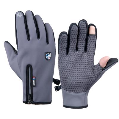 China Twill Windbreaker Warm Sports Fishing Cycling Driving Warm Gloves for sale