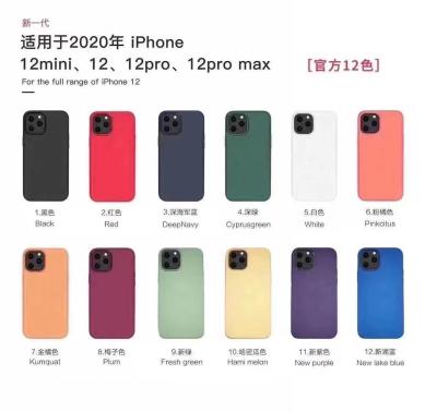 China Liquid Magnetic Mobile Phone Silicone Cases Shockproof For Iphone 12 Pro Max for sale