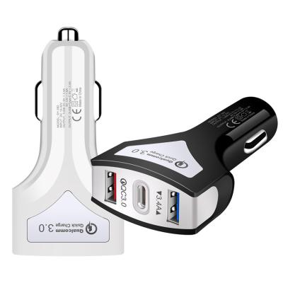 Chine QC3.0 dactylographient le chargeur gauche de voiture de C 3 USB que 20W branchent pour le téléphone portable à vendre