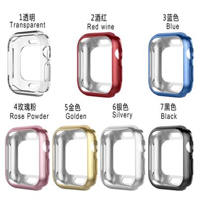 Chine Caisse imperméable plaquée de montre de TPU Apple tous les 40mm inclus 44mm à vendre