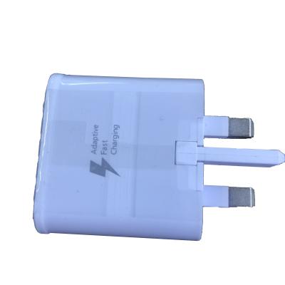 China UK Plug Travel USB Phone Wall Charger ABS PC 5V 2A Customized Logo for sale