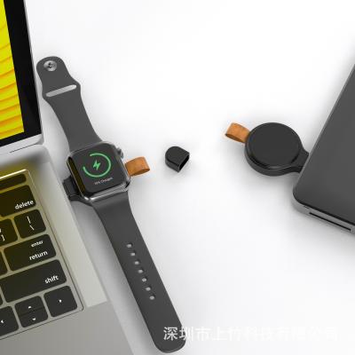 China Magnetisches tragbares drahtloses Ladegerät 2W USBs für Apple-Uhr zu verkaufen